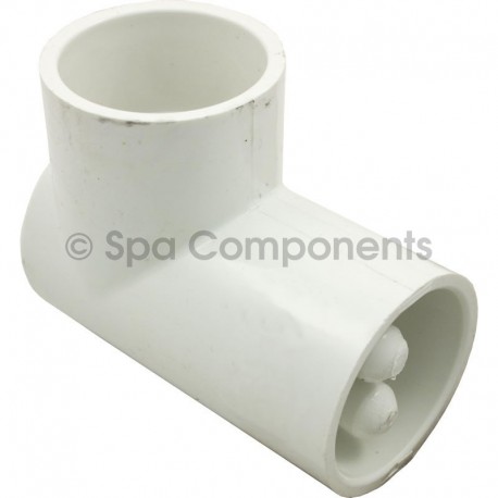 90 Elbow 1-1/2" soc x 1-1/2" soc with 2 thermowells
