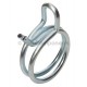 Spring steel pipe clamp for 3/8 pipe