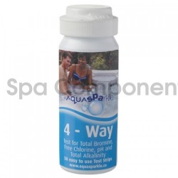 Spa 4 way Chlorine Bromine test strips