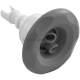Thead-In 3" diameter, smooth stainless steel, grey twin roto