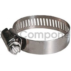 Spring steel pipe clamp for 3/4 pipe