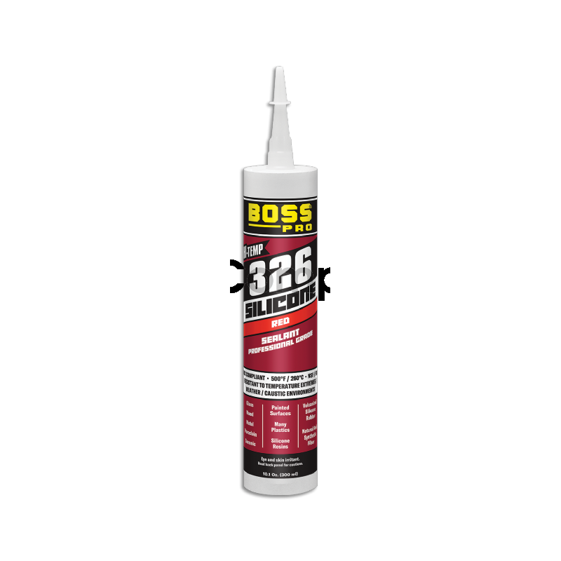 BOSS® 326 HITEMP RED SILICONE SEALANT Spa Components