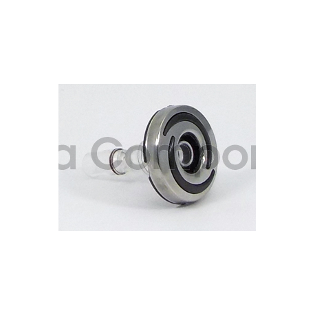 Thead-In 2-1/4" diameter, smooth stainless steel, grey directional