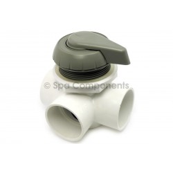 2" Horizontal 2 port divertor, notched style