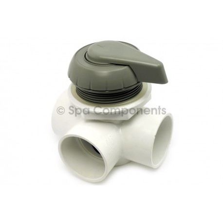 2" Horizontal 2 port divertor, notched style