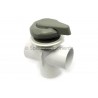 2" Vertical 2 port divertor, scalloped style