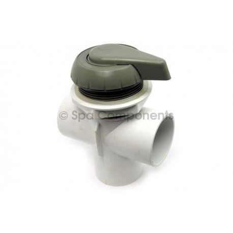 2" Vertical 2 port divertor, notched style