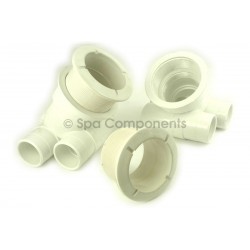 Poly Jet wall fitting (extended length)