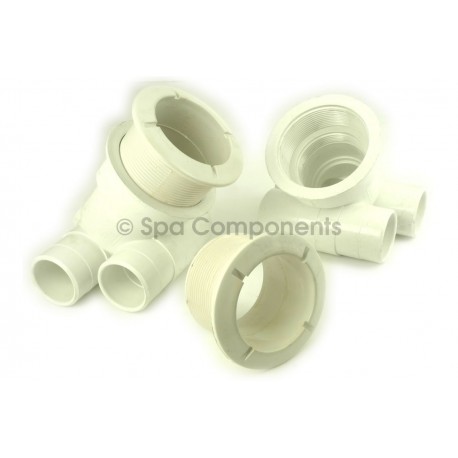 Poly Jet wall fitting (extended length)