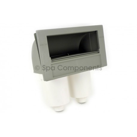 100sq ft Front Access Skim Filter Dual Port