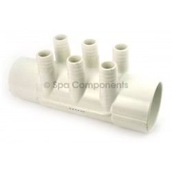 Water Manifold : 2" SOC x 2" SPG X (6) 3/4" RB
