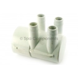 Water Manifold : 2" SOC x DEAD END X (4) 3/4" RB