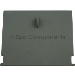 Weir door assembly