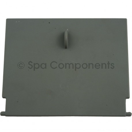 Weir door assembly