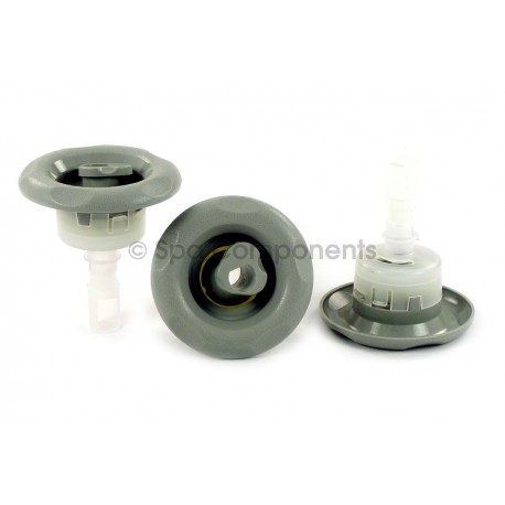 Cyclone Luxury Adjustable Swirl, Emerald Cut, Light Grey