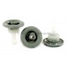 Cyclone Luxury Adjustable Swirl, Emerald Cut, Light Grey