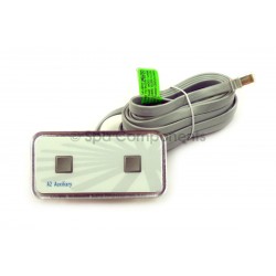 Auxiliary control panel 2 button