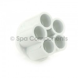 WATER MANIFOLD : 1" SOC X5 1/2" SOC PORTS