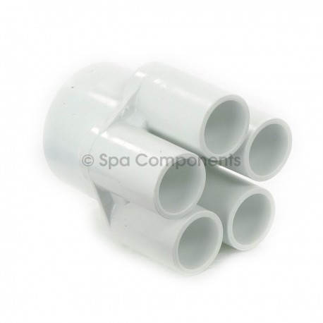 WATER MANIFOLD : 2" SOC X5 3/4" SOC PORTS