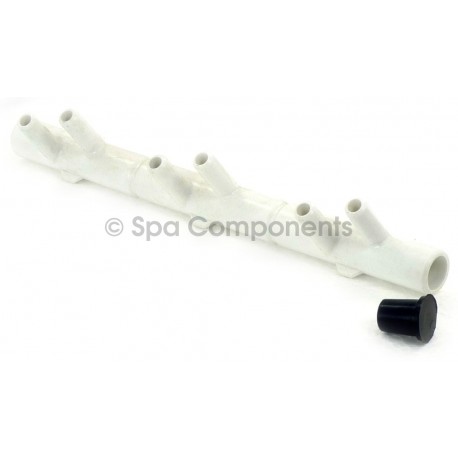 Air manifold : 2-4-6 - (6) 3/4" SB x (6) 3/8" SB PORTS