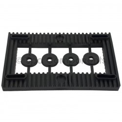 Rubber mount for pump - Universal fitting pad