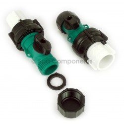 Waterway drain valve - 1/2" socket pipe connection