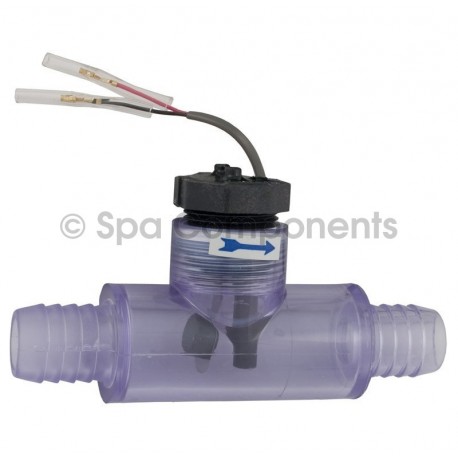 Flow switch with transparent Tee
