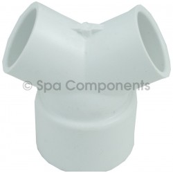 120° Wye - 2"S x 1-1/2"S x 1-1/2"S