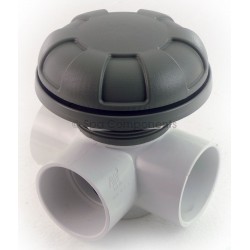 2" Horizontal 2 port divertor, 6 spoke style