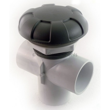 2" Vertical 2 port divertor, 6 spoke style