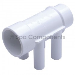 1-1/2" SPG x 1-1/2" S x (4) 3/4" SB