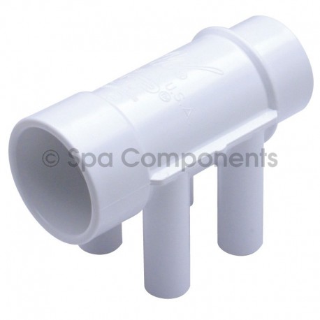 1-1/2" SPG x 1-1/2" S x (4) 3/4" SB