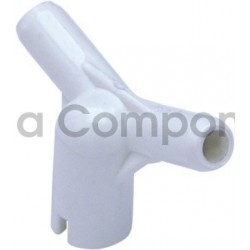 WYE 3/8" B (2) x 3/8" S