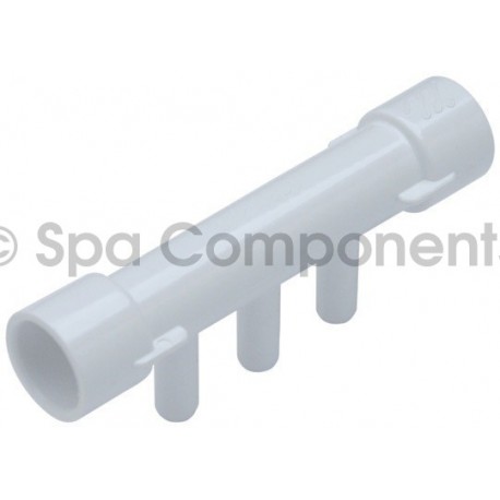 1/2" S x 1/2" S x (3) 3/8" SB