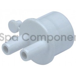 1" SPG x (2) 3/8" SB
