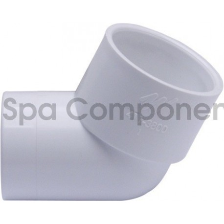 65° Elbow 1-1/2" S x 1-1/2" Short SPG