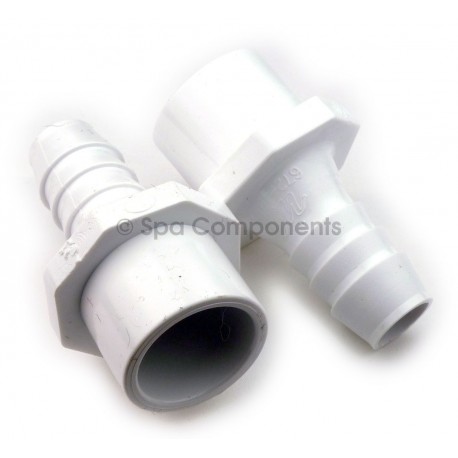 Waterway barb adaptor (3/4"s-1"spg) x 3/4"Barb