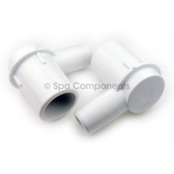 Barb adaptor Ell 1" SPG x 3/4" SB