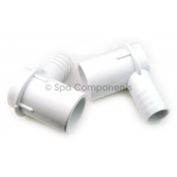 Barb adaptor Ell 1" SPG x 3/4" RB