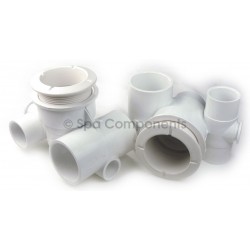 Poly Jet Body 1" S Air x 1-1/2" S Water - with top plug