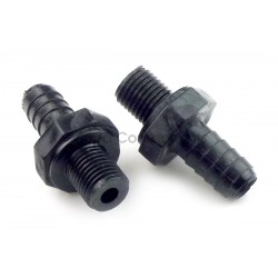 Barb adaptor 3/8" B x N.P.S.M