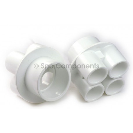 WATER MANIFOLD : 1-1/2" SOC X (4) 3/4" SOCKET PORTS