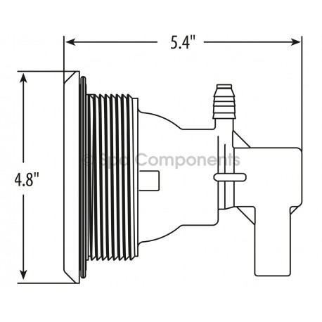 Power Storm Jet Body 3/4" S x 3/8" SB