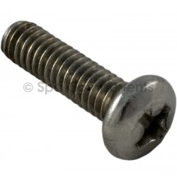 Waterway wet end face plate screw