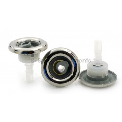 Cyclone, Luxury, Adjustable Swirl, Stainless