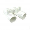 Water Manifold : 2" SOC x 2" SOC X (2) 1/2" SOC PORTS