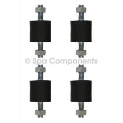 Rubber mounts set, for all pumps
