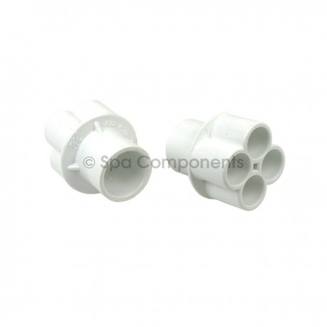 WATER MANIFOLD : 1" S X4 1/2" S