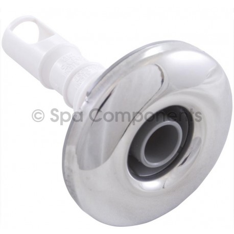 Thead-In 2" diameter, smooth stainless steel, grey directional