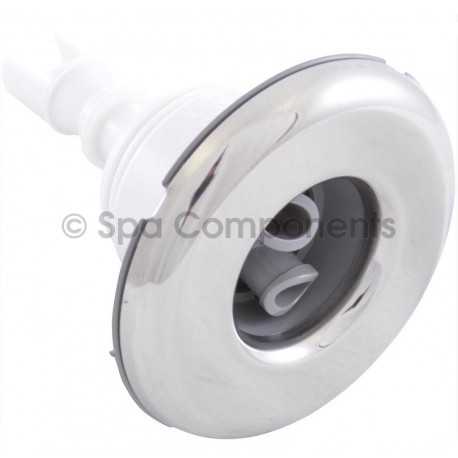 Thead-In 3" diameter, smooth stainless steel, grey twin roto